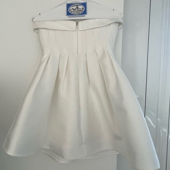 Rebecca Vallance Ivory Strapless Dress size 4 US WORN ONCE - Picture 5 of 6